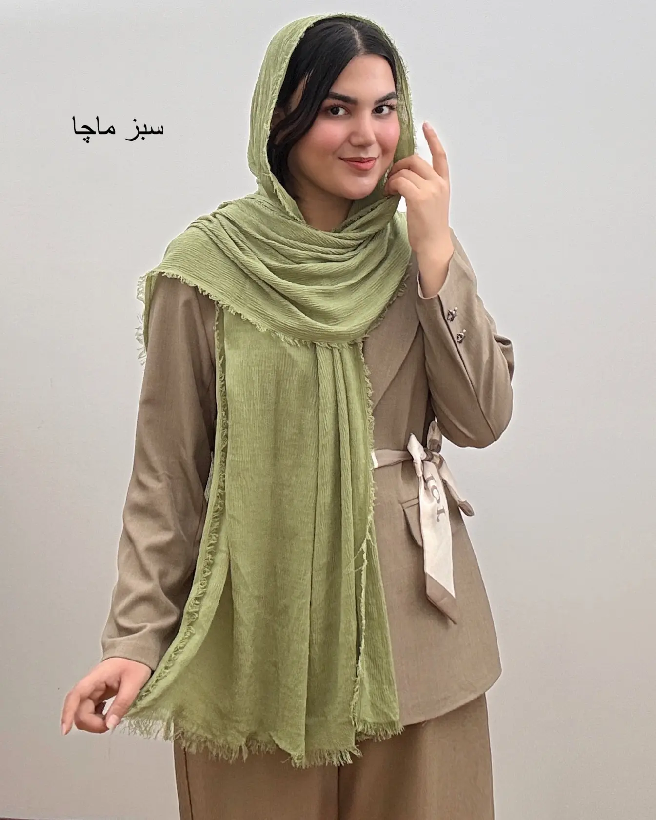 شال نخی دخترانه مدل آرکا
